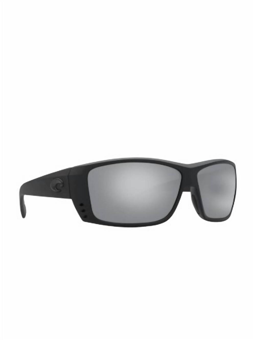 NEW COSTA DEL MAR men's catcay 580g sunglasses in blackout gray silver mirror